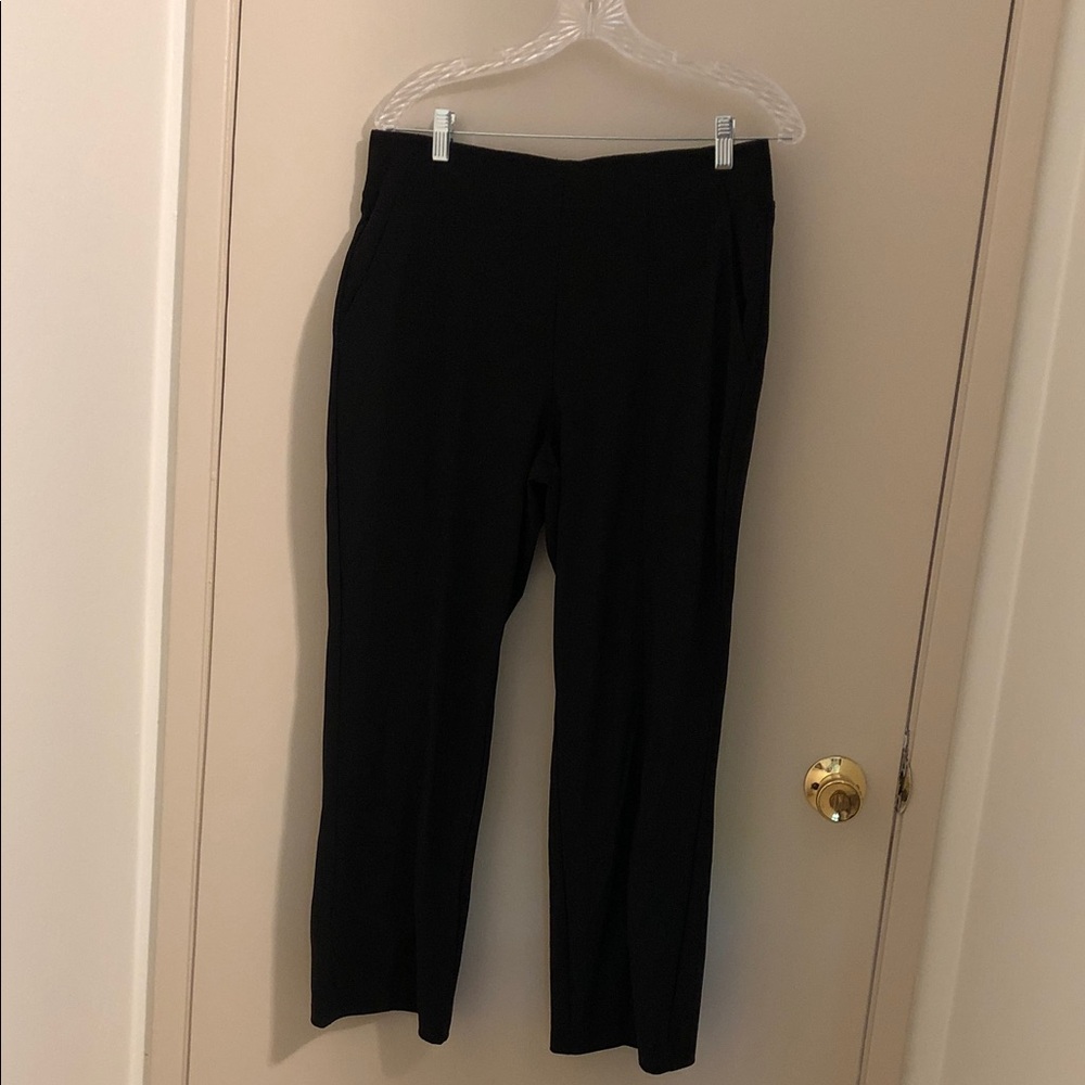Athleta Black Women's Pull-On Athletic Dress Pants